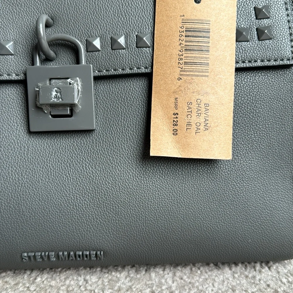 STEVE MADDEN gray Handbag, NWT! - Picture 2 of 10